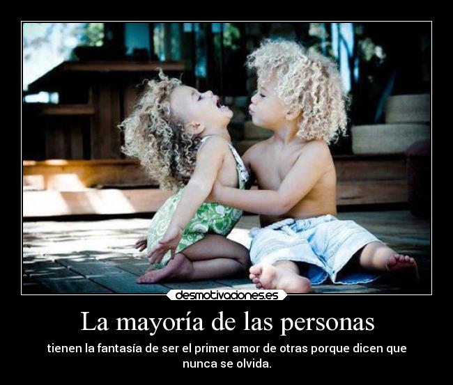 La mayoría de las personas -