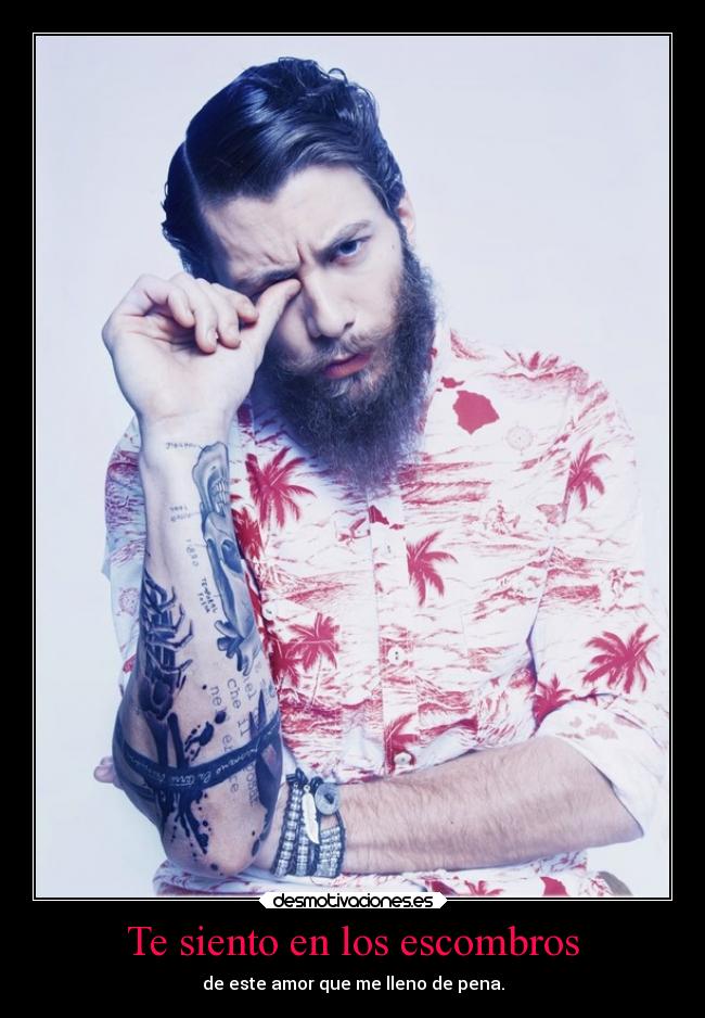 Te siento en los escombros - 