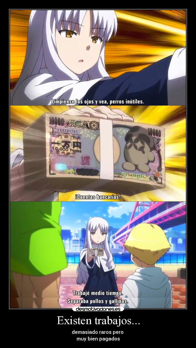 carteles dinero anime fate stay nigth lancer doradito gilgamesh caren hortensia trabajos desmotivaciones