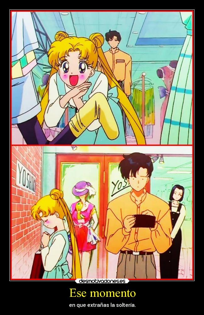 carteles dinero anime manga otaku sailor moon crisis novia efectivo gato loco fascina coco desmotivaciones