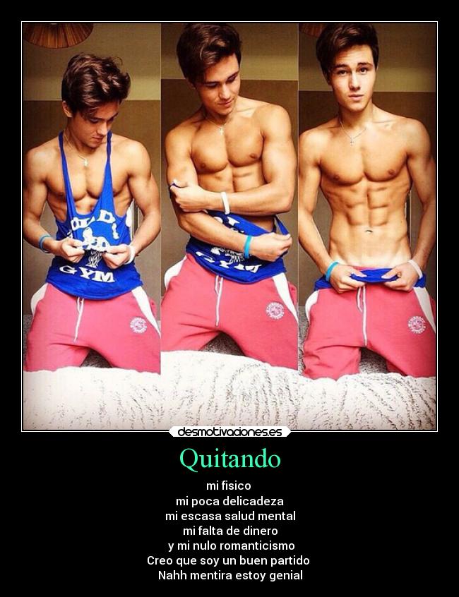 carteles dinero fisico amor chicos sexys salud mental delicadeza etc desmotivaciones