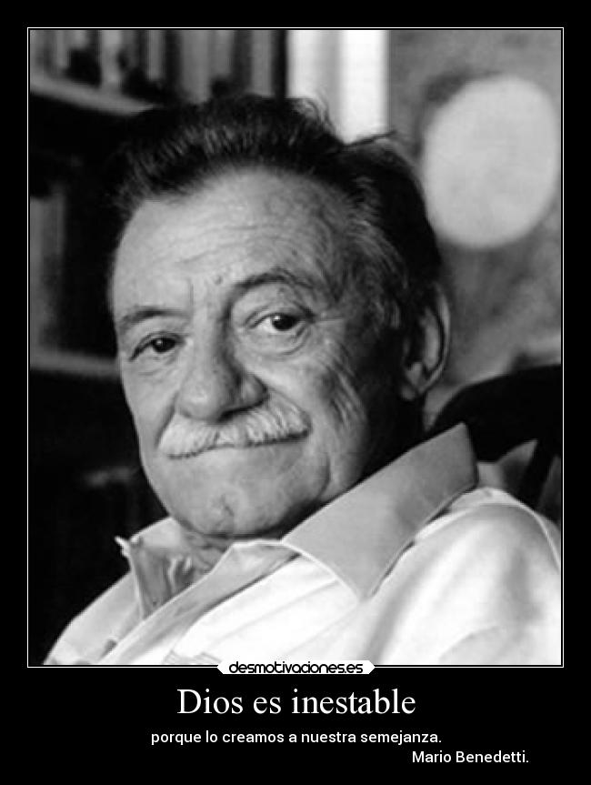 Dios es inestable -