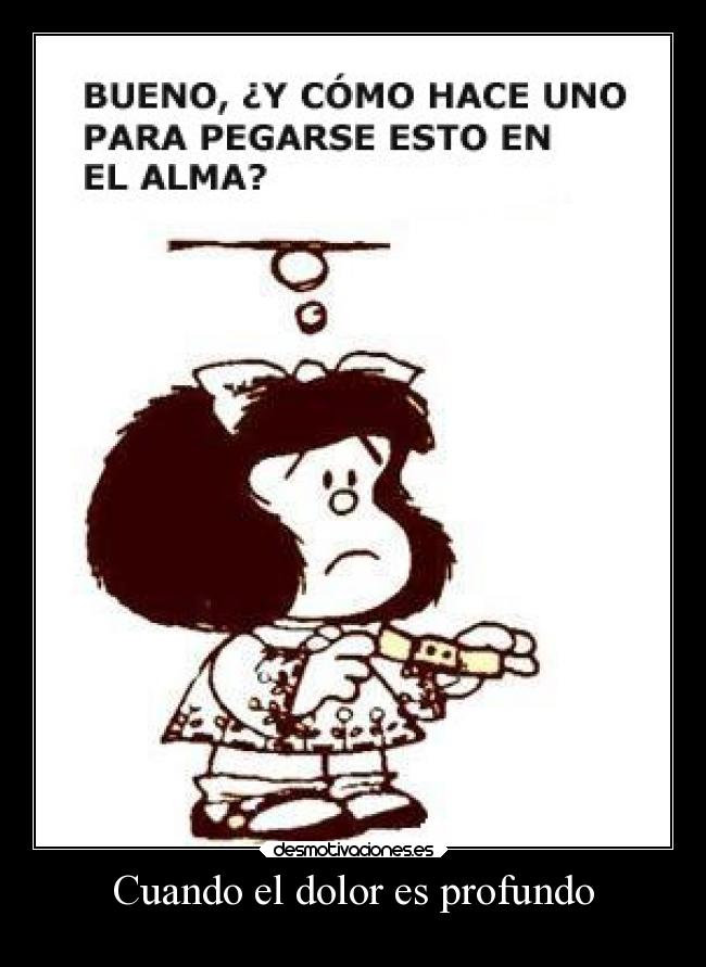 Cuando el dolor es profundo -