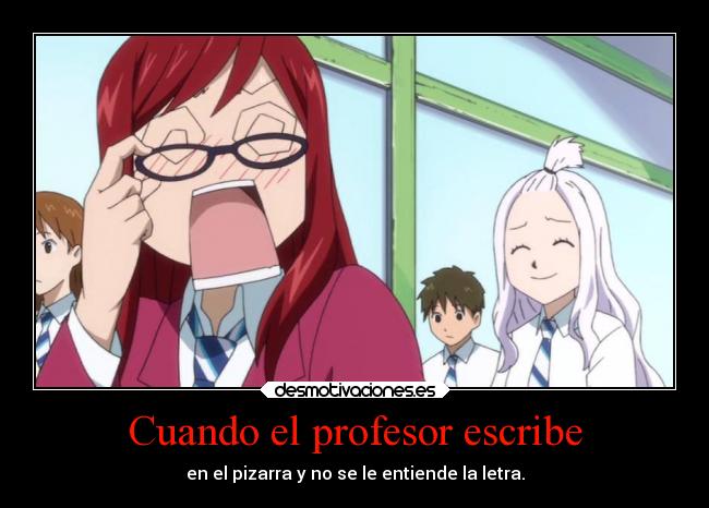 Cuando el profesor escribe - 