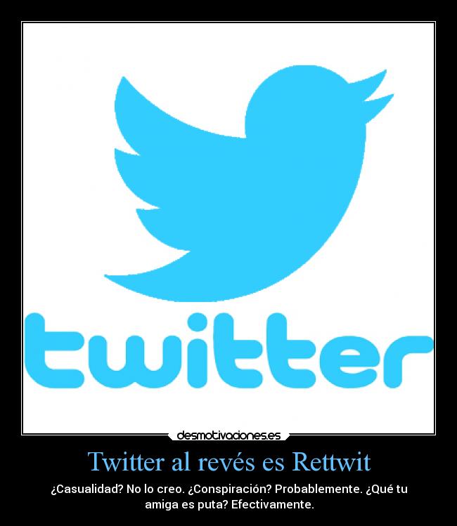 Twitter al revés es Rettwit - 