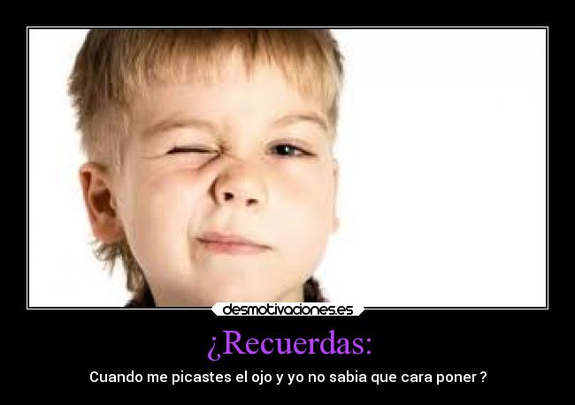 ¿Recuerdas: -