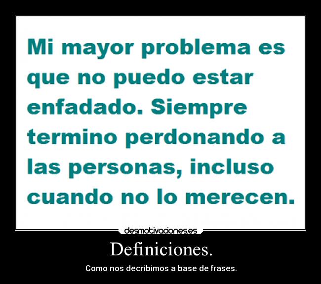 Definiciones. -