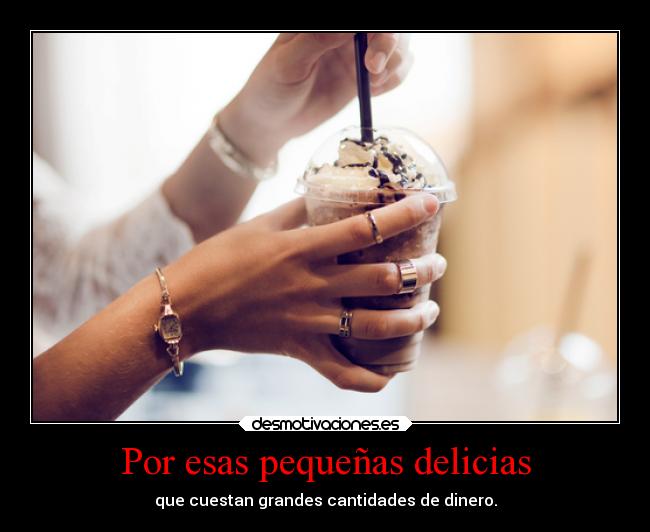 Por esas pequeñas delicias -