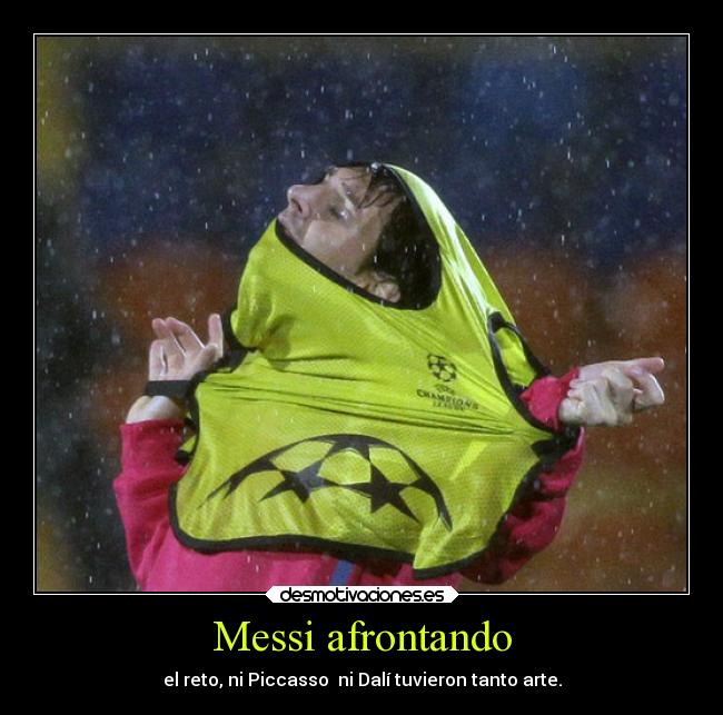 carteles futbol arte confianza messi desmotivaciones