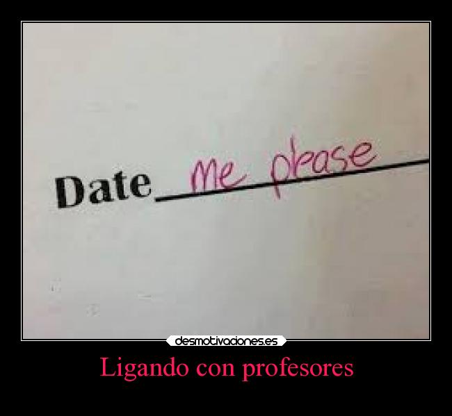 Ligando con profesores -