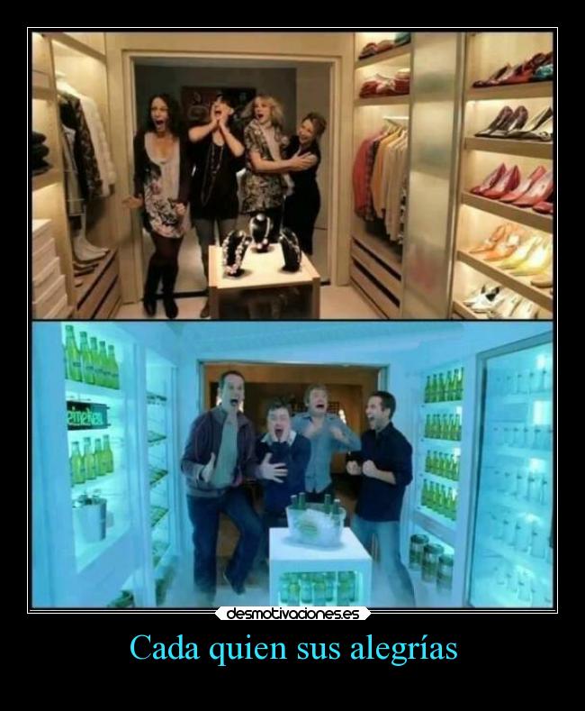 Cada quien sus alegrías -