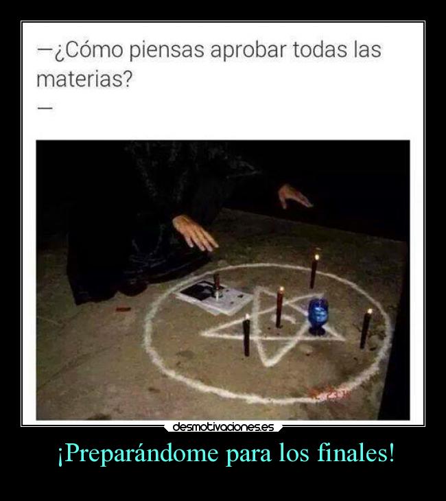 ¡Preparándome para los finales! - 