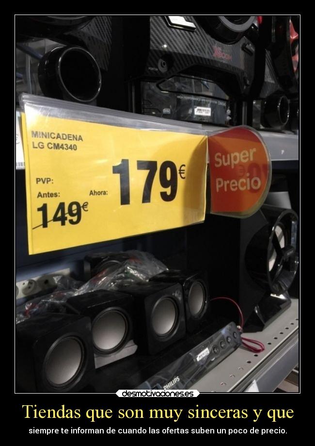 carteles humor graciosas tiendas sinceridad informar ofertas precio ojalaqueshueva rilacs desmotivaciones
