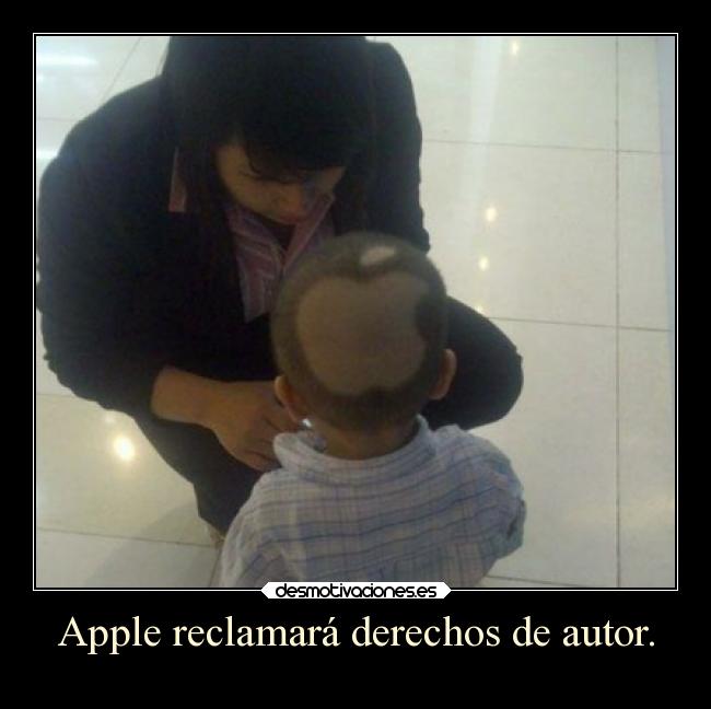 Apple reclamará derechos de autor. -