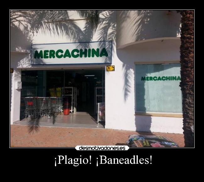 ¡Plagio! ¡Baneadles! - 