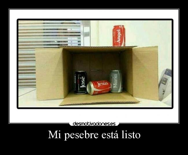 Mi pesebre está listo -