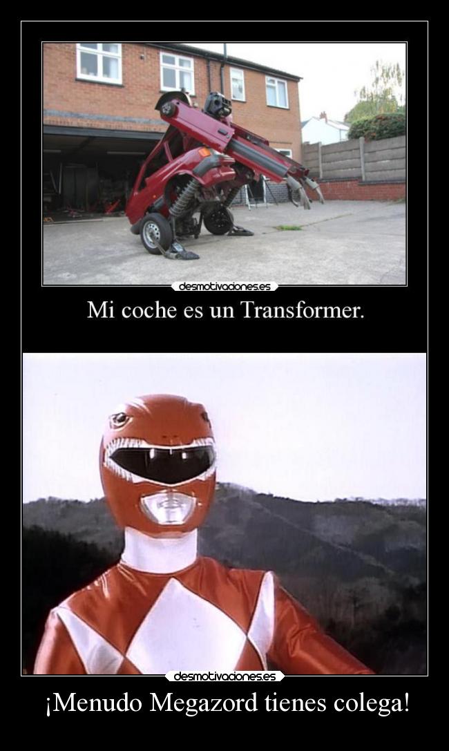 carteles humor powerranger megazord generacion90 transformer desmotivaciones