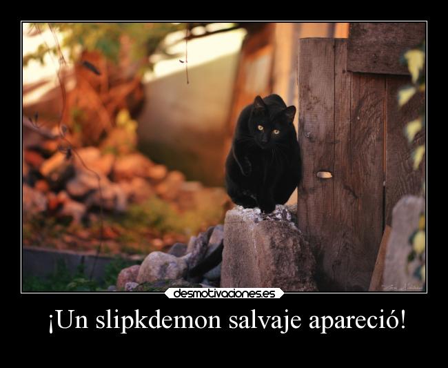 ¡Un slipkdemon salvaje apareció! -