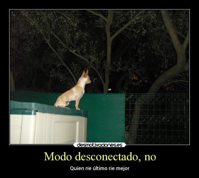 Modo desconectado, no - 