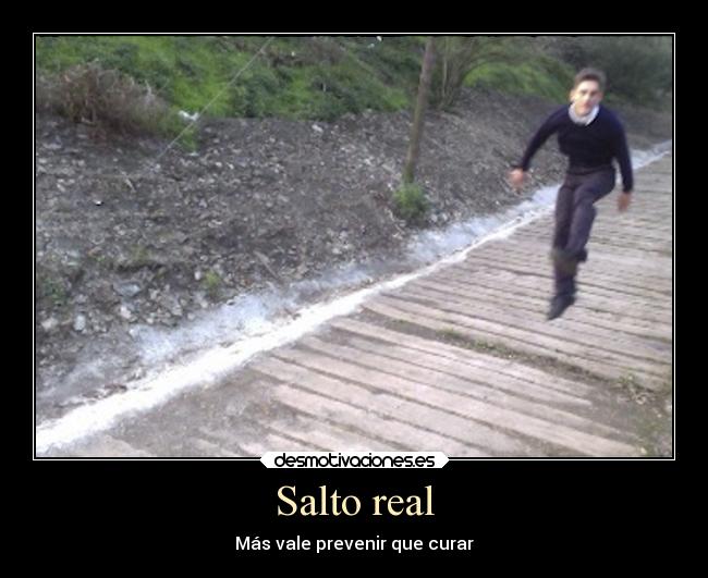 Salto real -