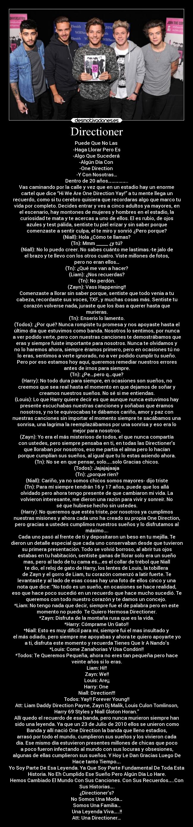 carteles locura one direction desmotivaciones