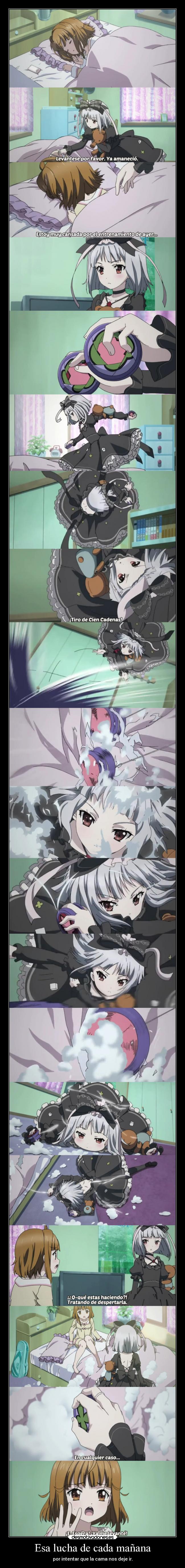 Esa lucha de cada mañana -