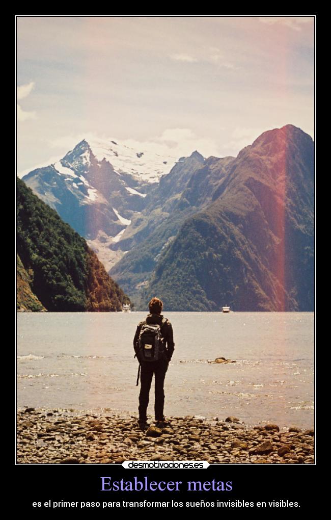 Establecer metas -