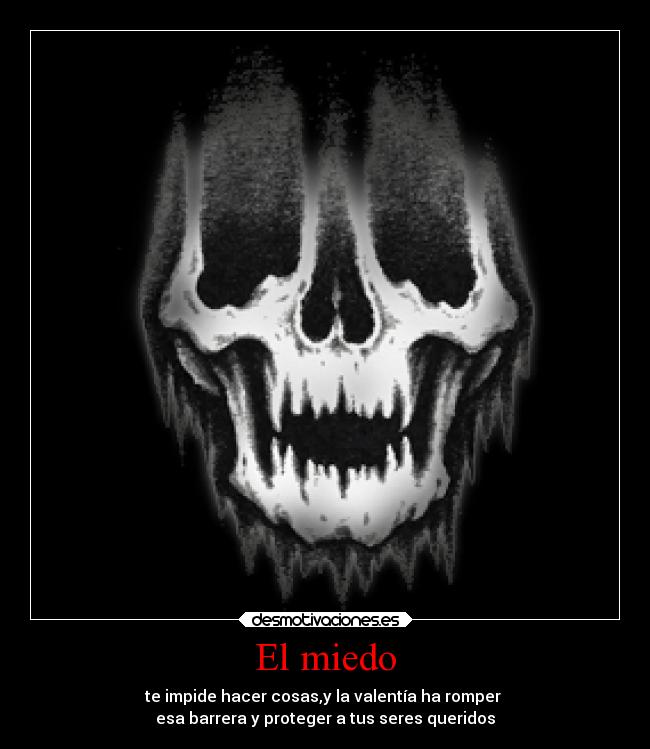 El miedo -