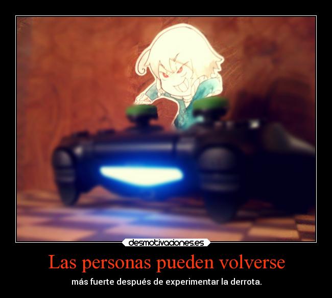 Las personas pueden volverse - más fuerte después de experimentar la derrota.