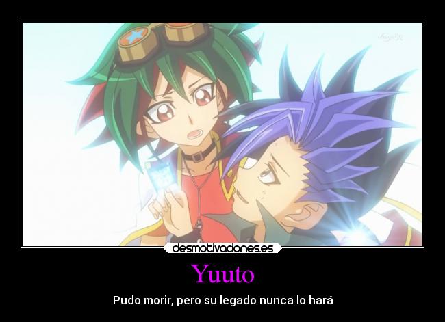 carteles muerte anime yugioh yuto yuya cartas desmotivaciones