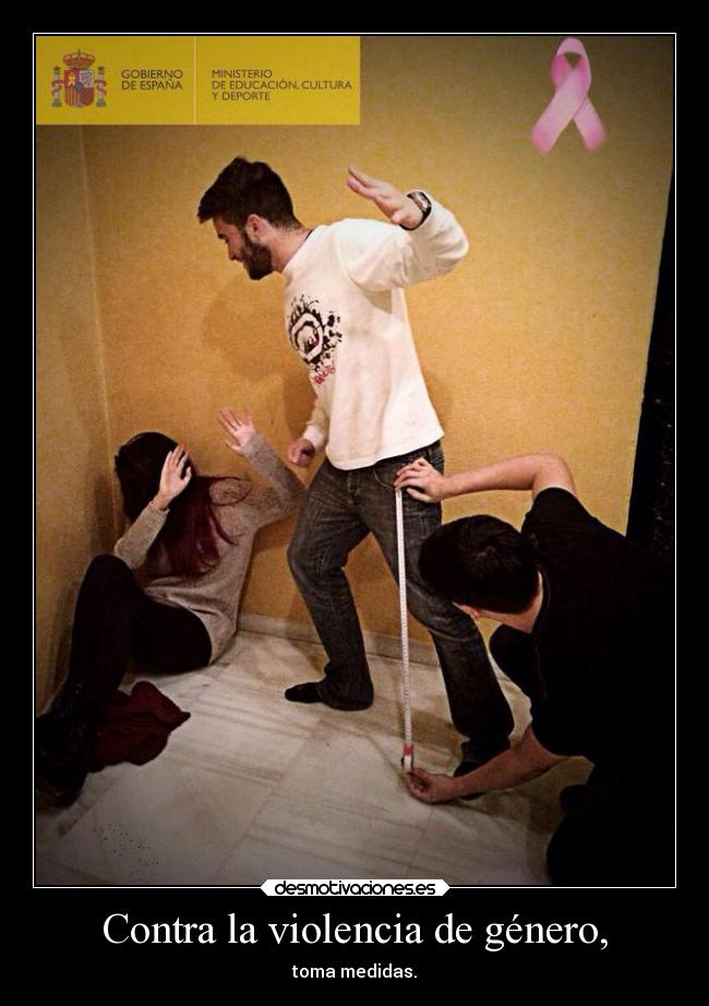 Contra la violencia de género, - 