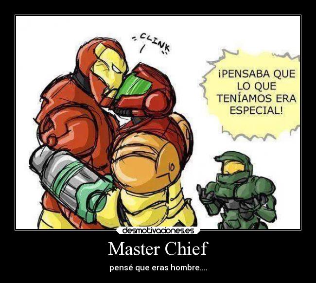 carteles mujer videojuegos samus asi que iron man gay master chief desmotivaciones