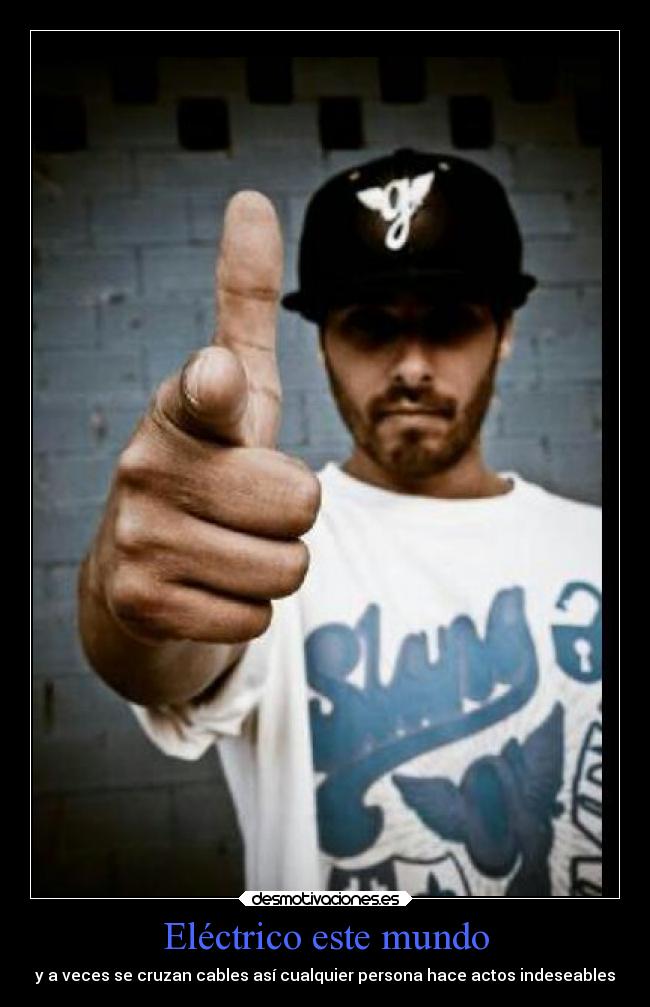 Eléctrico este mundo -