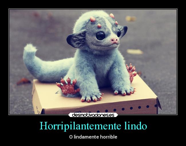 Horripilantemente lindo - O lindamente horrible