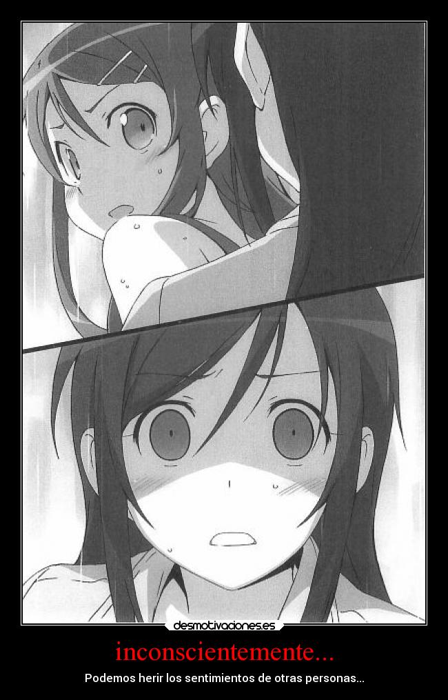 inconscientemente... -