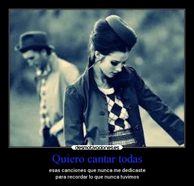 Quiero cantar todas -