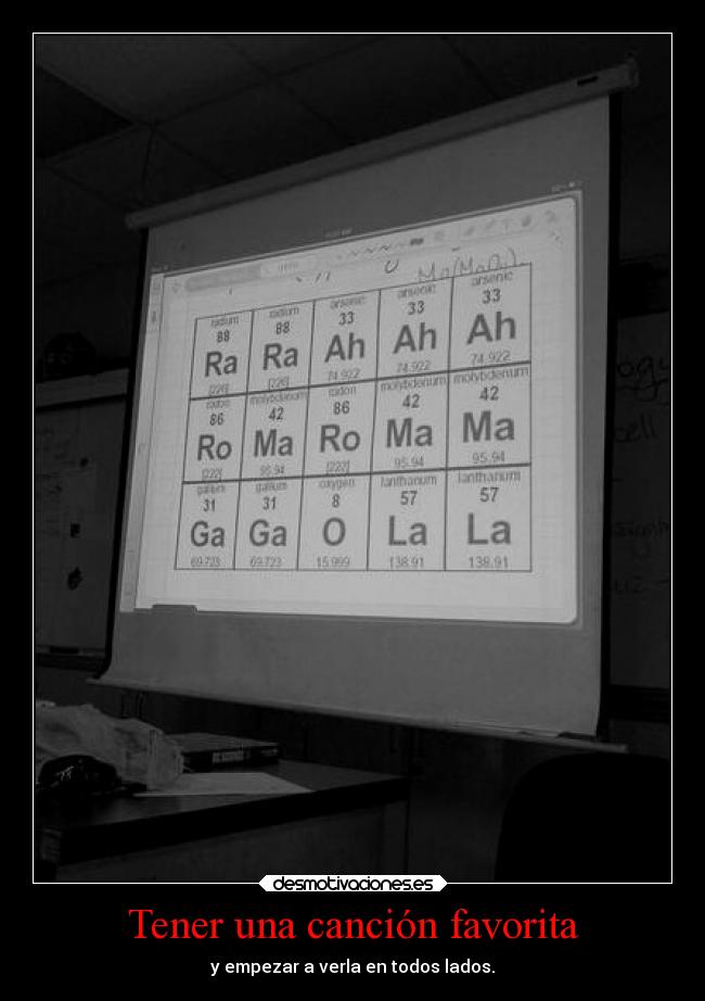Tener una canción favorita - 