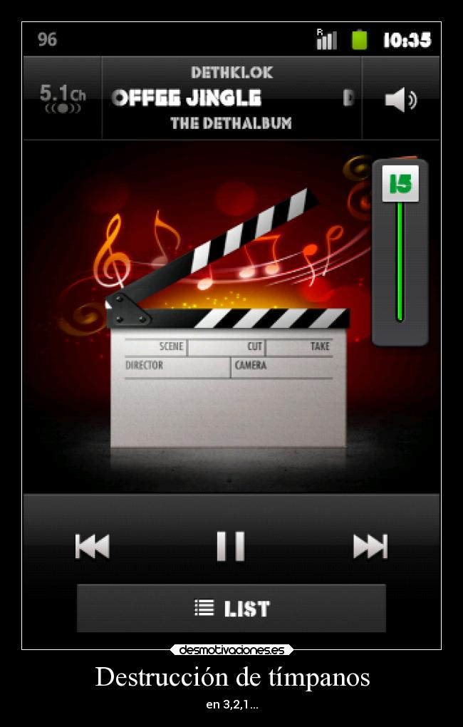 Destrucción de tímpanos -