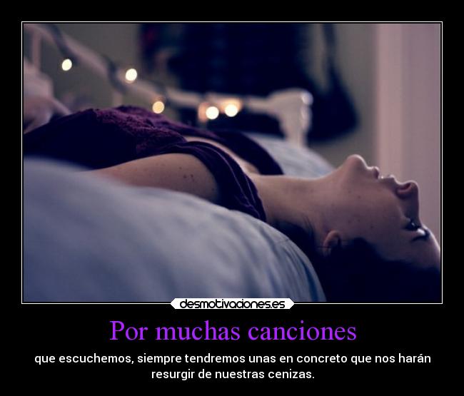 Por muchas canciones -