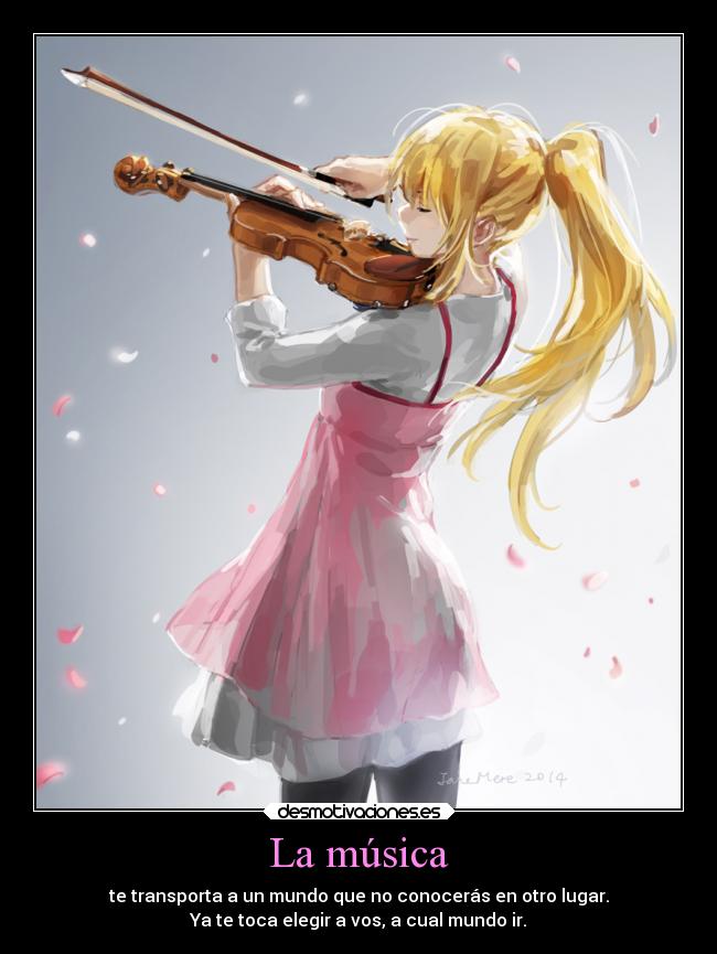 La música -