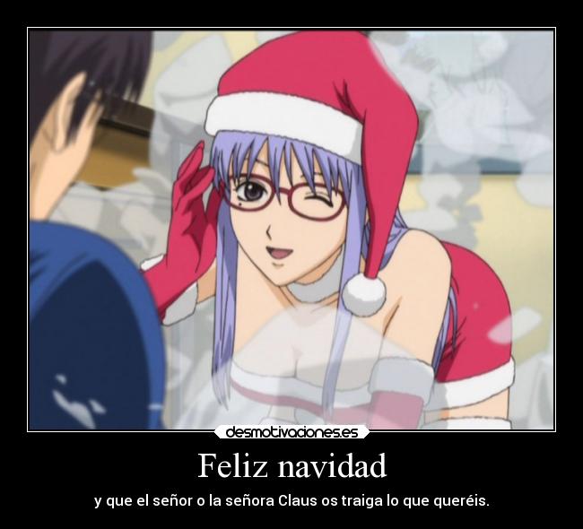 carteles navidad anime humor theinmortals mortals gintama ayame sarutobi desmotivaciones