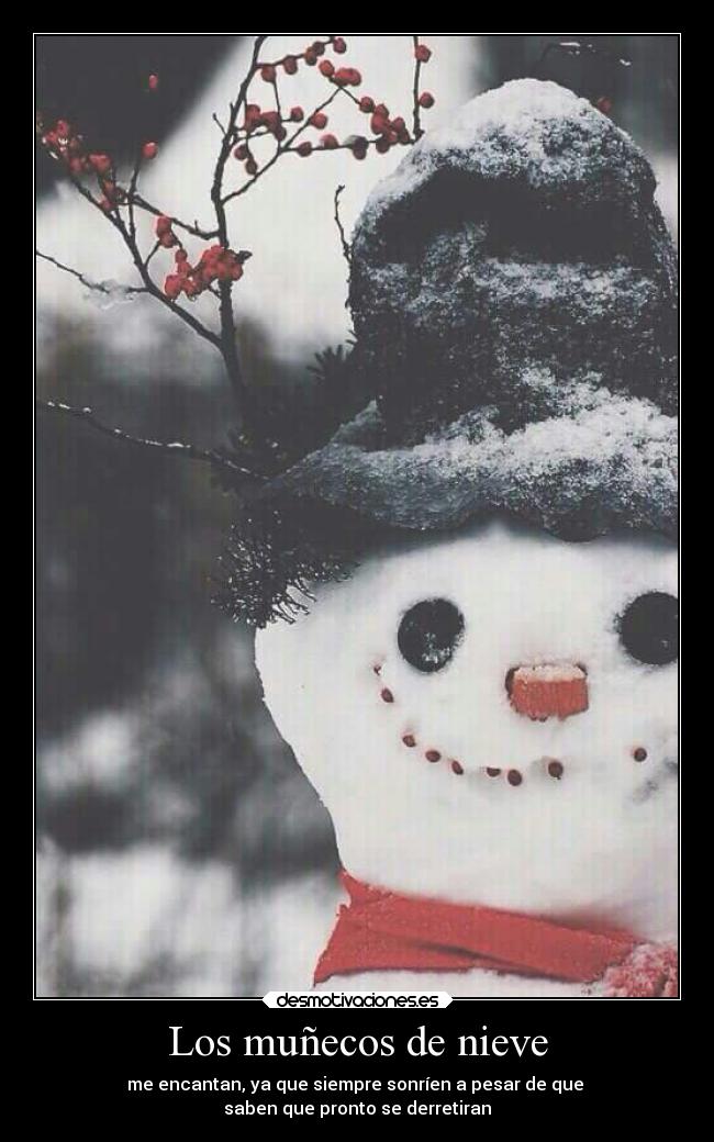 Los muñecos de nieve -