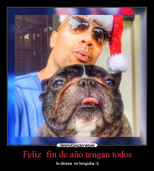 Feliz fin de año tengan todos - le desea mi lenguita :3