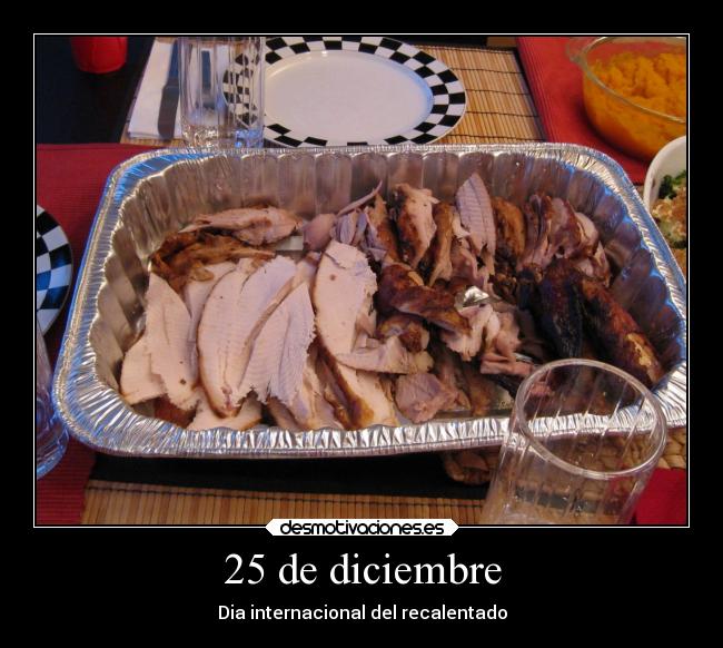 25 de diciembre - Dia internacional del recalentado