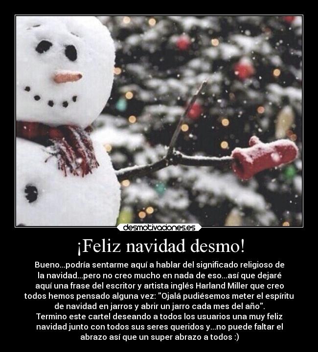 ¡Feliz navidad desmo! - 