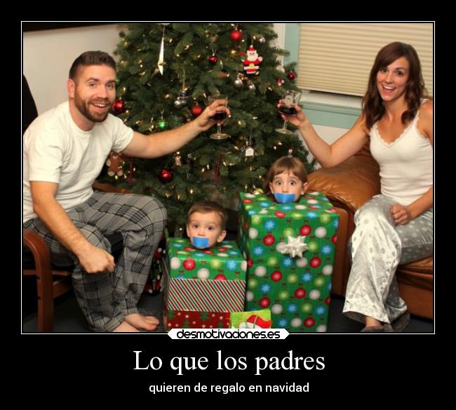 Lo que los padres - quieren de regalo en navidad