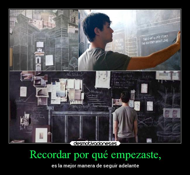 carteles pasado motivaciones ideas continuar desmotivaciones