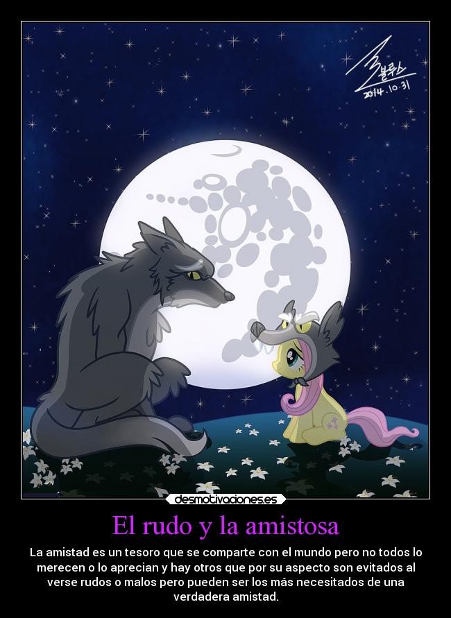 El rudo y la amistosa -