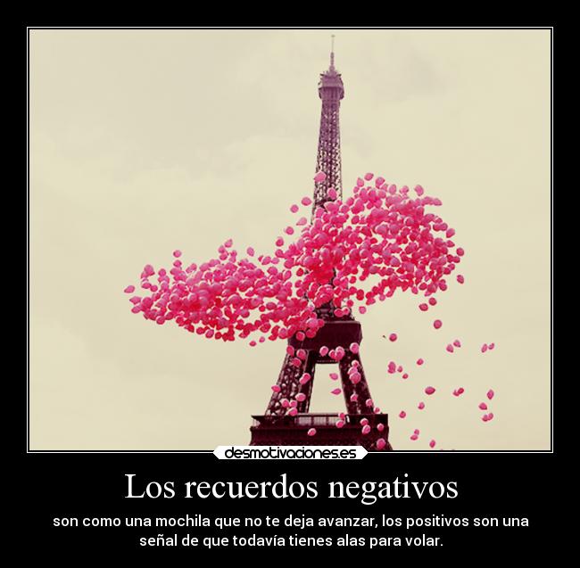 Los recuerdos negativos -
