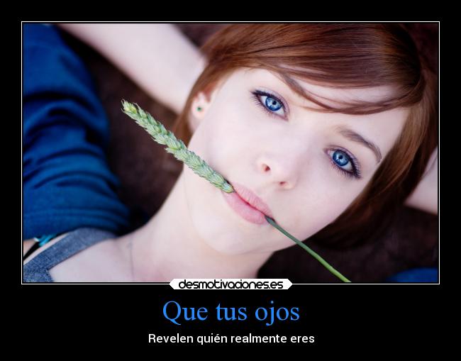 carteles recuerdos azules hermosa excelente labios pelirroja mdteach kuroshonen desmotivaciones